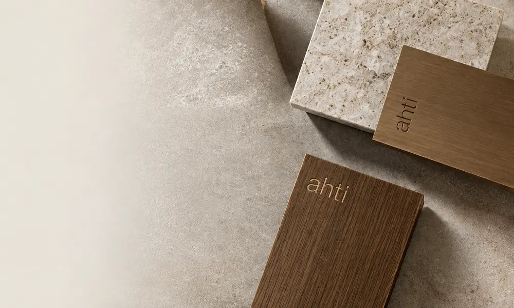 Ahti material and finish sample box