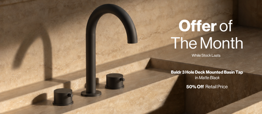 The Offer of the Month: Baldr 3 Hole Deck Mounted Basin Tap