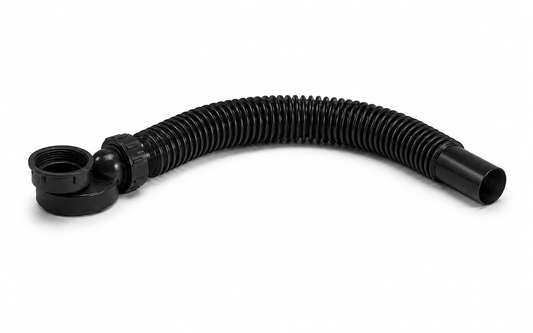 Ahti Bath Waste Pipe 1¾ without overflow — Black